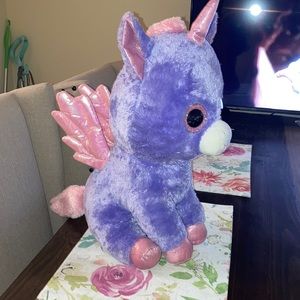 Extra large “Athena” Ty beanie baby.